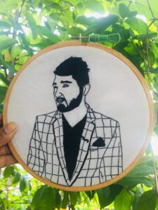 Line Embroidery Art a unique gift for your loved ones